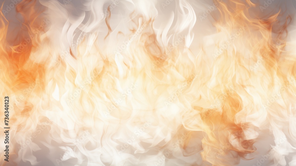 White fire background