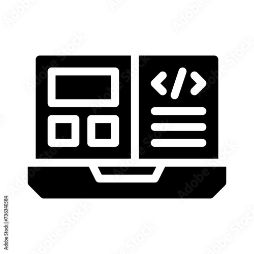front end glyph icon