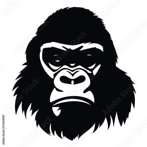 gorilla silhouette © vectorcyan