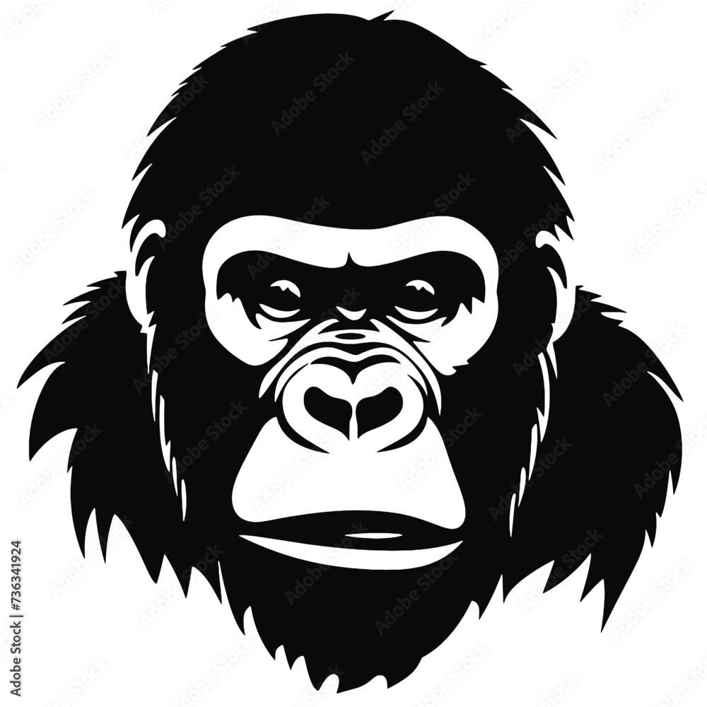 portrait of a gorilla portrait of a gorilla