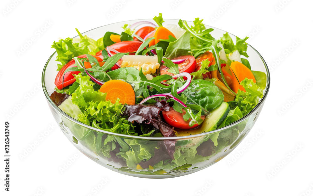 World Food Day Nutritious Salad Bowl On Transparent Background.