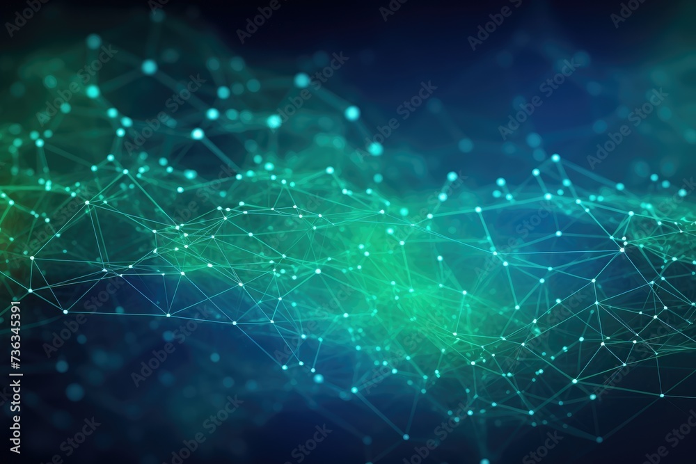 Connection structure. 3d rendering , Ai generated Connection structure. 3d rendering , Ai generated