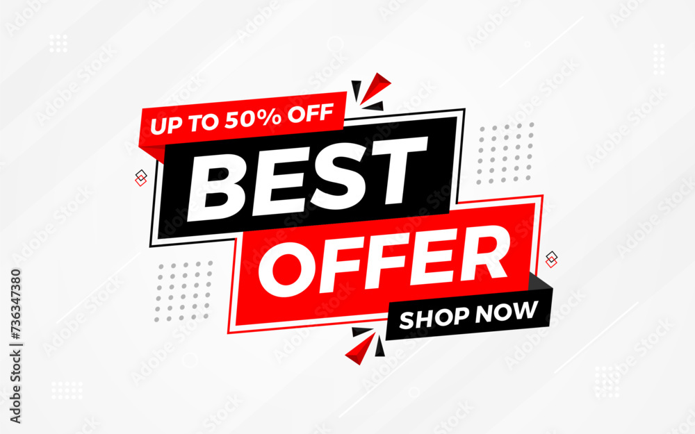 Best Offer sale banner vector template. Offer banner. Sale offer and discounts background, Offer Promotion marketing poster design for web and Social. Vector Illustration. Best Offer sale banner vector template. Offer banner. Sale offer and discounts background, Offer Promotion marketing poster design for web and Social. Vector Illustration.