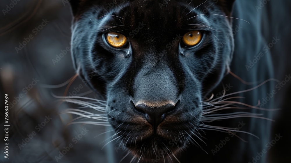 Close up photo of panther