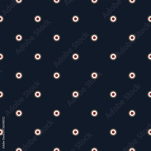 Polka dots colorful seamless pattern background Vintage retro classic 60s 70s 80s 90s design for textile Fashion print for clothes greeting invitation card flyer banner poster wallpaper paper cover ad
