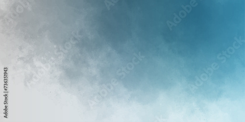 Sky blue powder and smoke dirty dusty horizontal texture.blurred photo nebula space smoke cloudy burnt rough vapour dreaming portrait ice smoke vector desing. 