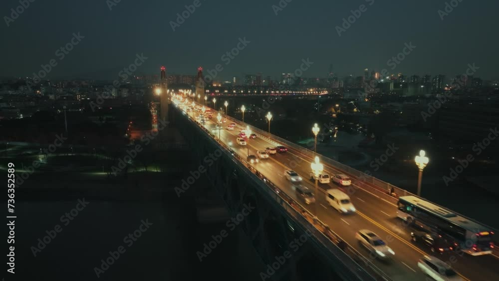 custom made wallpaper toronto digitalYangtze River Bridge aerial view of Nanjing