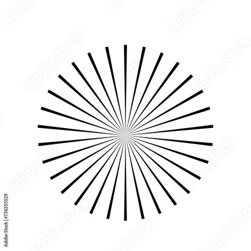 Abstract circular geometric