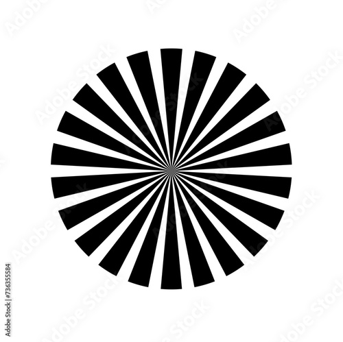 Abstract circular geometric