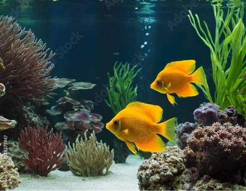 aquarium with fish