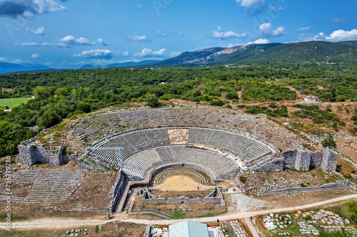 The ancient theater of Dodoni ("Dodona"), Ioannina, Epirus, Greece.