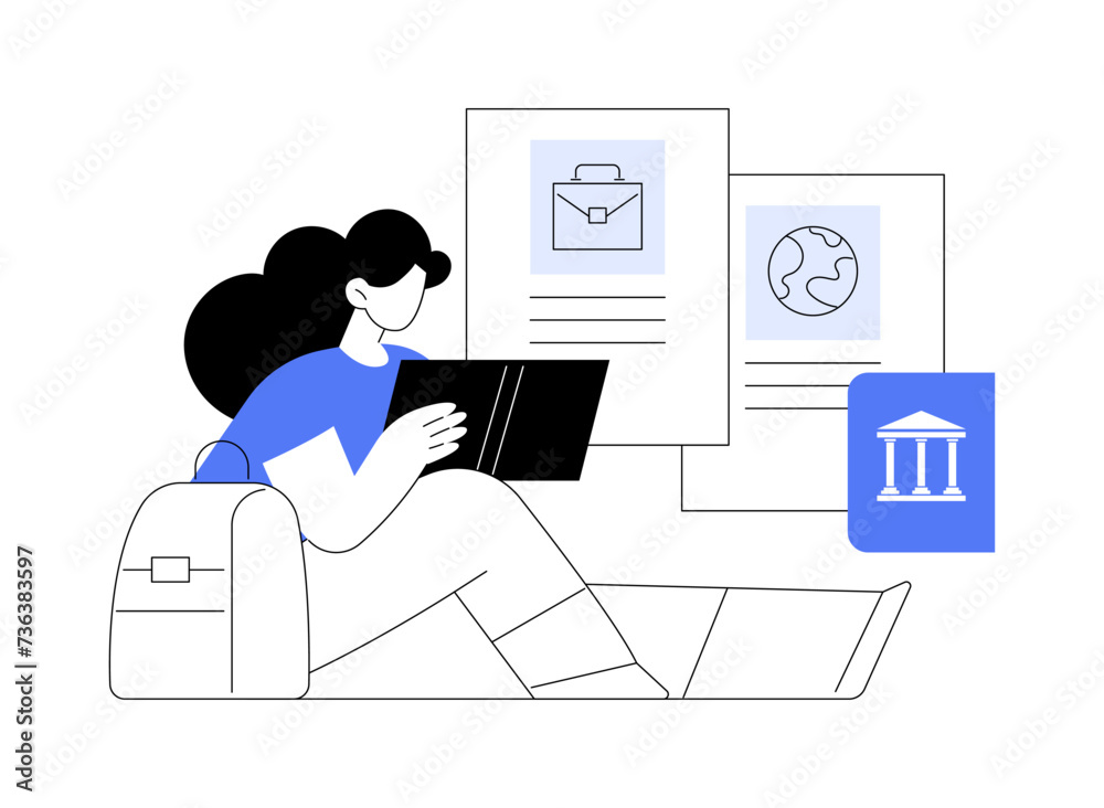 Guidebooks and magazines isolated cartoon vector illustrations. Guidebooks and magazines isolated cartoon vector illustrations.