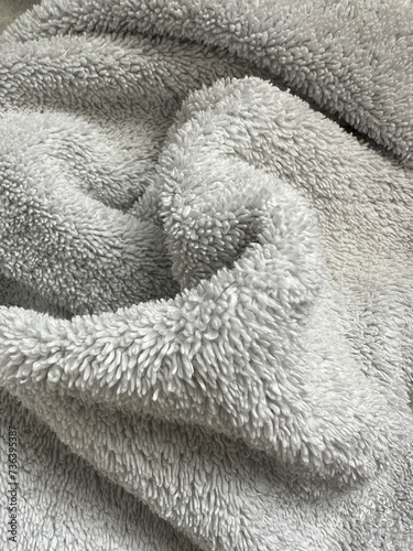 curved towel texture