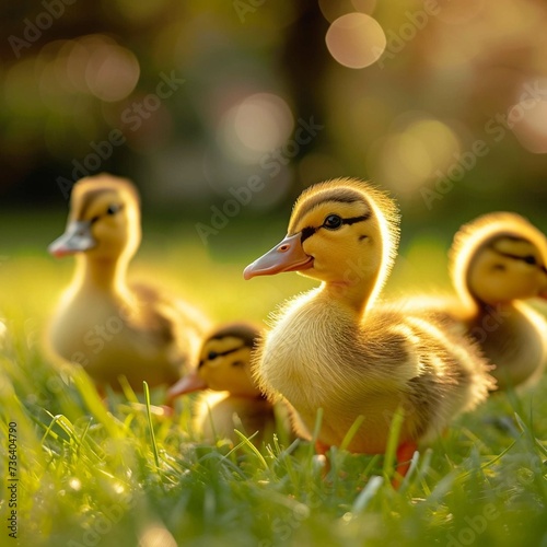 family of ducklings © Sohail1234
