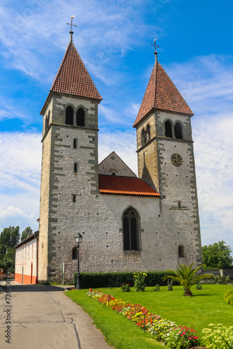 Basilica of Sts. Peter and Paul on Island of Reichenau, Lake Constance, Baden-Wuerttemberg, Germany