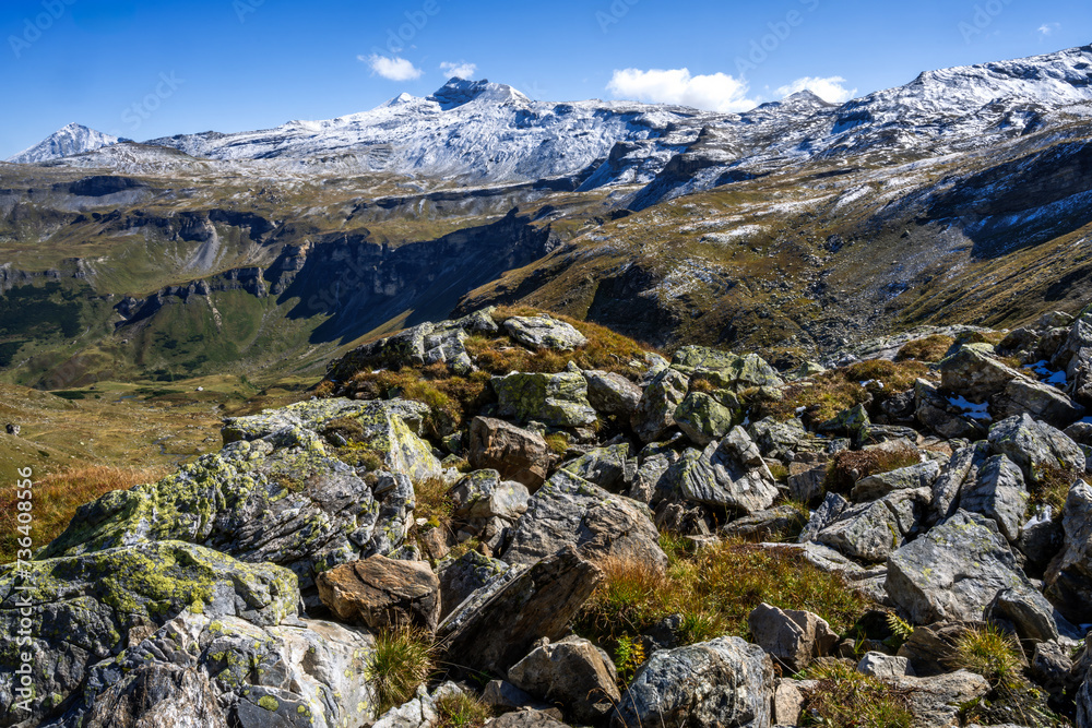 High Tauern mountain range in Austria