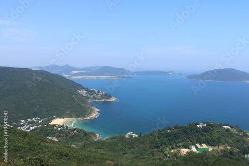 view of the sea and mountains