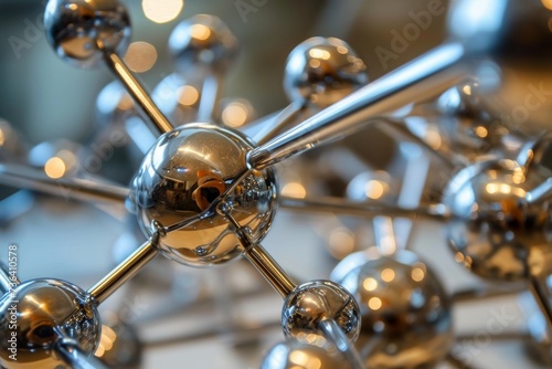 Water molecule hydrogen oxygen atoms molecules magnification microscope atom particles bonds chemistry technology molecular physics research micro innovation structure spheres colorful model element