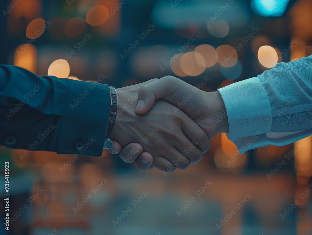 © Annawet boongurd - Personnel manager and new employee hand in hand, recruitment, job interview, welcome to new job © Annawet boongurd - Personnel manager and new employee hand in hand, recruitment, job interview, welcome to new job