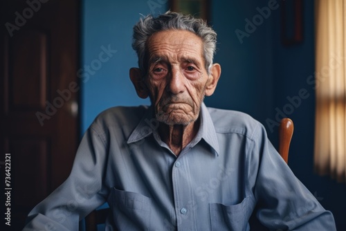 Portrait of a senior man in the nursing home © Baba Images