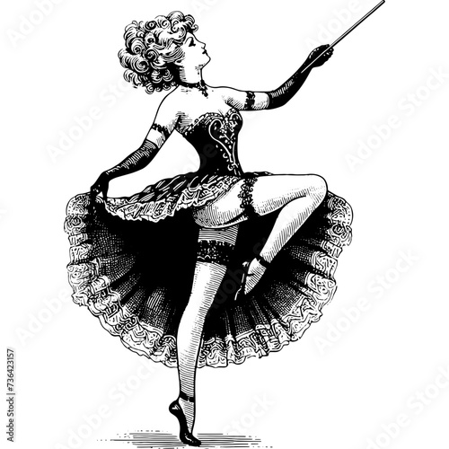 Vintage Entertainer Woman