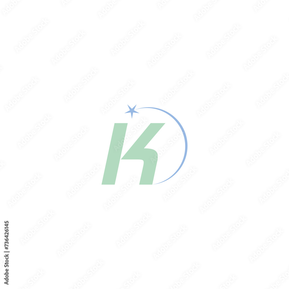 Letter K logo isolated on white background Letter K logo isolated on white background