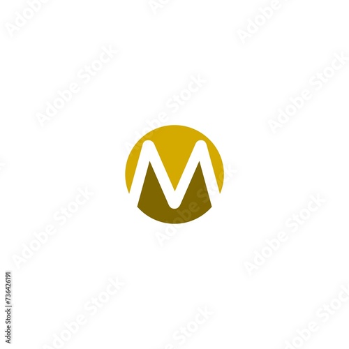 Free Download  Letter M logo isolated on white background - GFXLoad