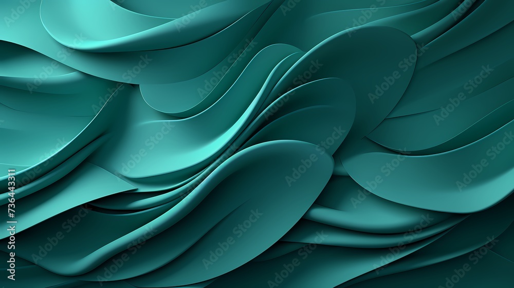 A tranquil teal solid color background