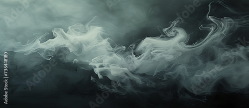 Abstract Smoky Swirls Painting