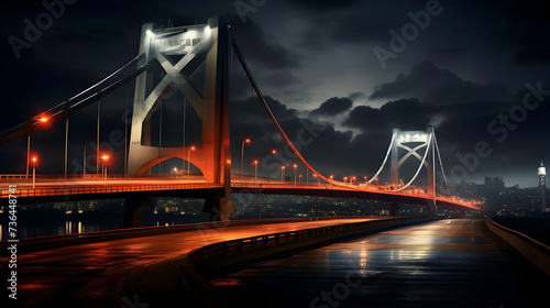 NightOverlook of TokyoGoogle Maps bridge sea water splashes,, Arafed bedroom with a bed  © Zafar
