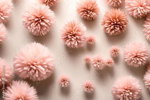 pom pom flowers 