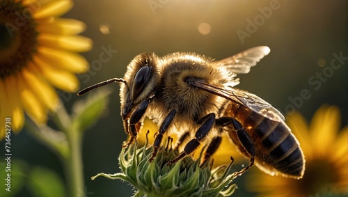 bee on a flower © Shafiq