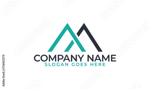 Letter m real estate business logo, m letter logo, m x logo