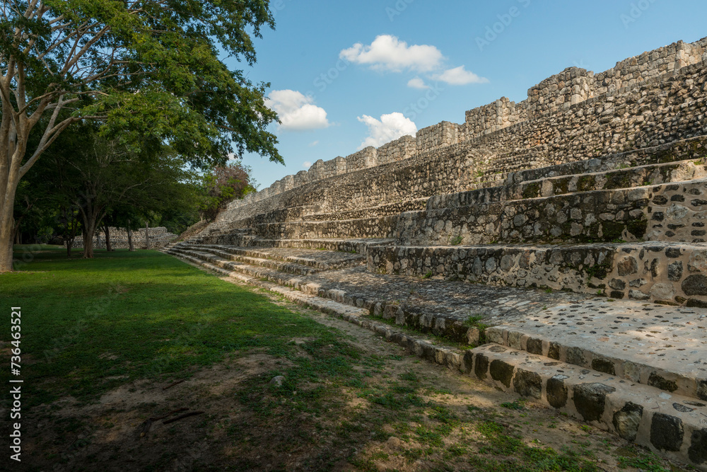 Ciudad Maya de Edzná en Campeche, México.
