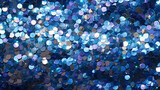 sparkling material with shiny sequin embroidery in blue purple colors