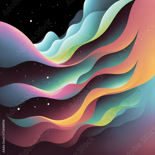 abstract colorful background, generaitve ai