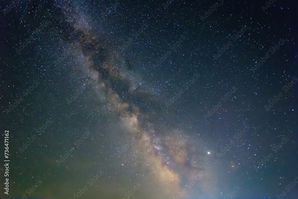 Fototapeta premium starry sky with milky way, night starry sky background