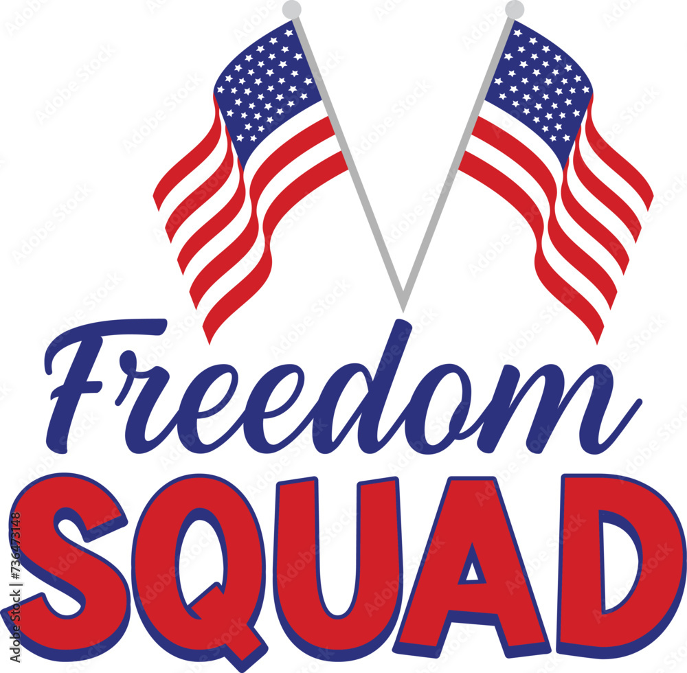 Freedom squad T-shirt, 4th of July T-shirt, Fourth of July, America, USA Flag, USA Holiday, Patriotic, Independence Day Shirt, Cut File For Cricut Silhouette Freedom squad T-shirt, 4th of July T-shirt, Fourth of July, America, USA Flag, USA Holiday, Patriotic, Independence Day Shirt, Cut File For Cricut Silhouette