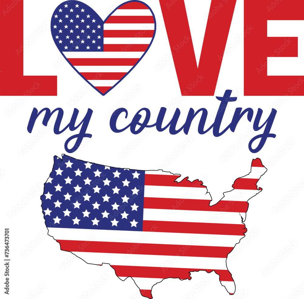 Love my country T-shirt, 4th of July T-shirt, Fourth of July, America, USA Flag, USA Holiday, Patriotic, Independence Day Shirt, Cut File For Cricut Silhouette Love my country T-shirt, 4th of July T-shirt, Fourth of July, America, USA Flag, USA Holiday, Patriotic, Independence Day Shirt, Cut File For Cricut Silhouette
