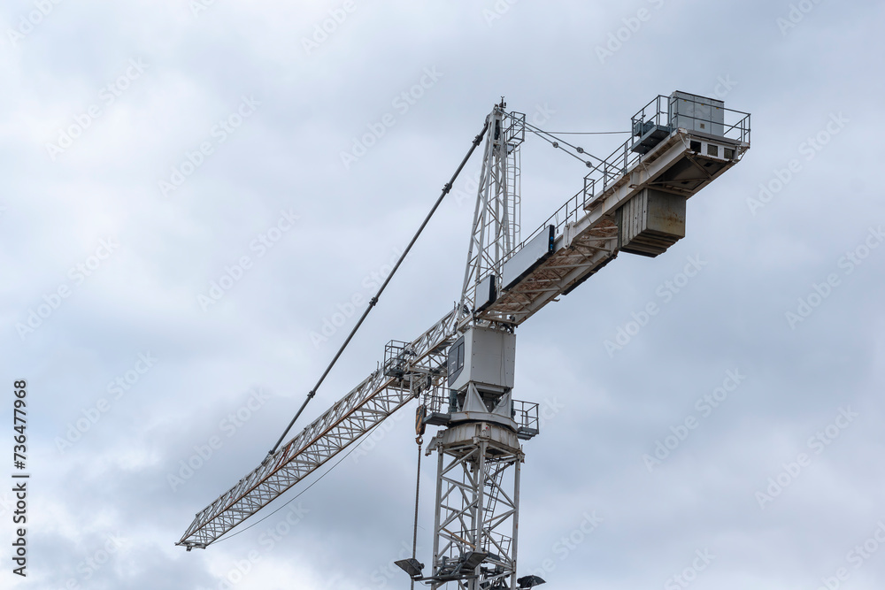 construction crane ,Construction crane against the sky. On construction site, Crane construction crane ,Construction crane against the sky. On construction site, Crane