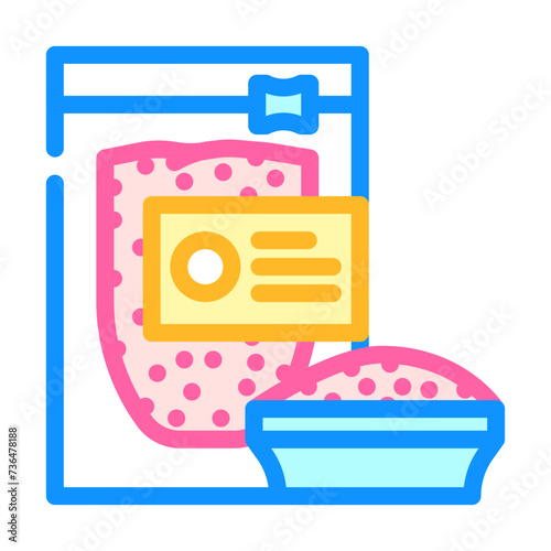 wax beads hair salon color icon vector illustration