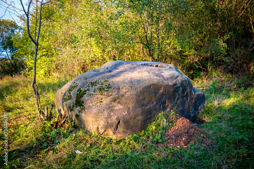 Canvastavla A large boulder near the village of Malomakhovo, Borovskiy district, Russia