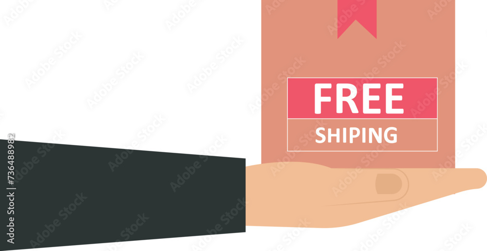 Hand hold a free shipping packaging box, Free shipping and packaging Delivery, Shipping service or online shopping,Online order and shopping experience concept,
Hand hold a free shipping packaging box, Free shipping and packaging Delivery, Shipping service or online shopping,Online order and shopping experience concept,