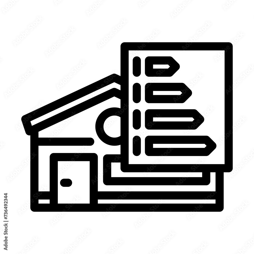 building energy efficient line icon vector illustration building energy efficient line icon vector illustration