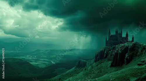Citadel of evil forces, Mordor, castle of darkness