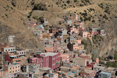 Sti Fadma also knowns as Setti Fatma, Ourika valley, Morocco photo