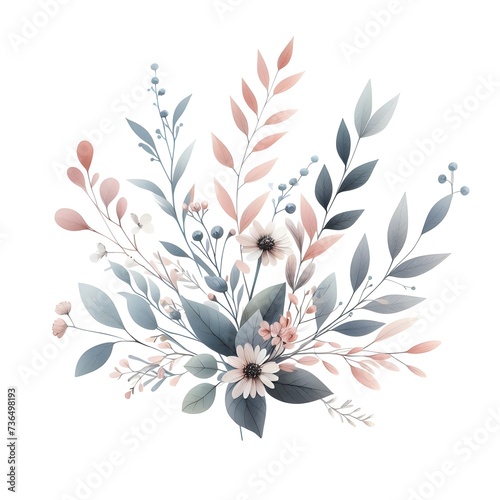 Petite Blooms in Watercolor Art