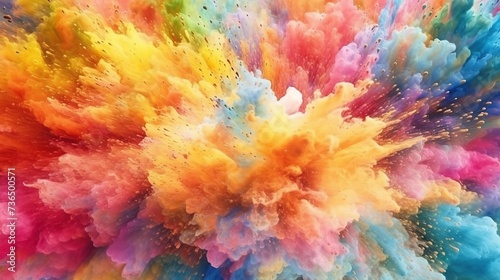 Wallpaper Mural Bright colors, mixed colors, color explosion, bright background Torontodigital.ca