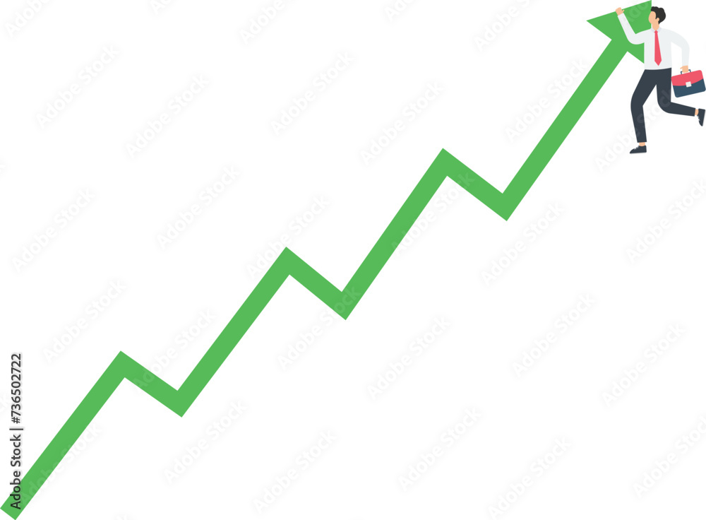 Businessman hanging on a stock market graph, Business strategy and Market trend, Economic uncertainty or Business growth, Financial risk and market uncertainty concept,
Businessman hanging on a stock market graph, Business strategy and Market trend, Economic uncertainty or Business growth, Financial risk and market uncertainty concept,