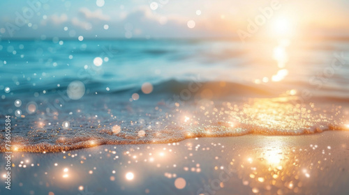 Water surface, magical glitter, soft colors © Kondor83